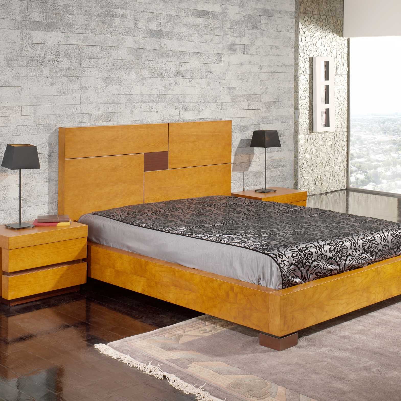 Dormitorio de madera clasica