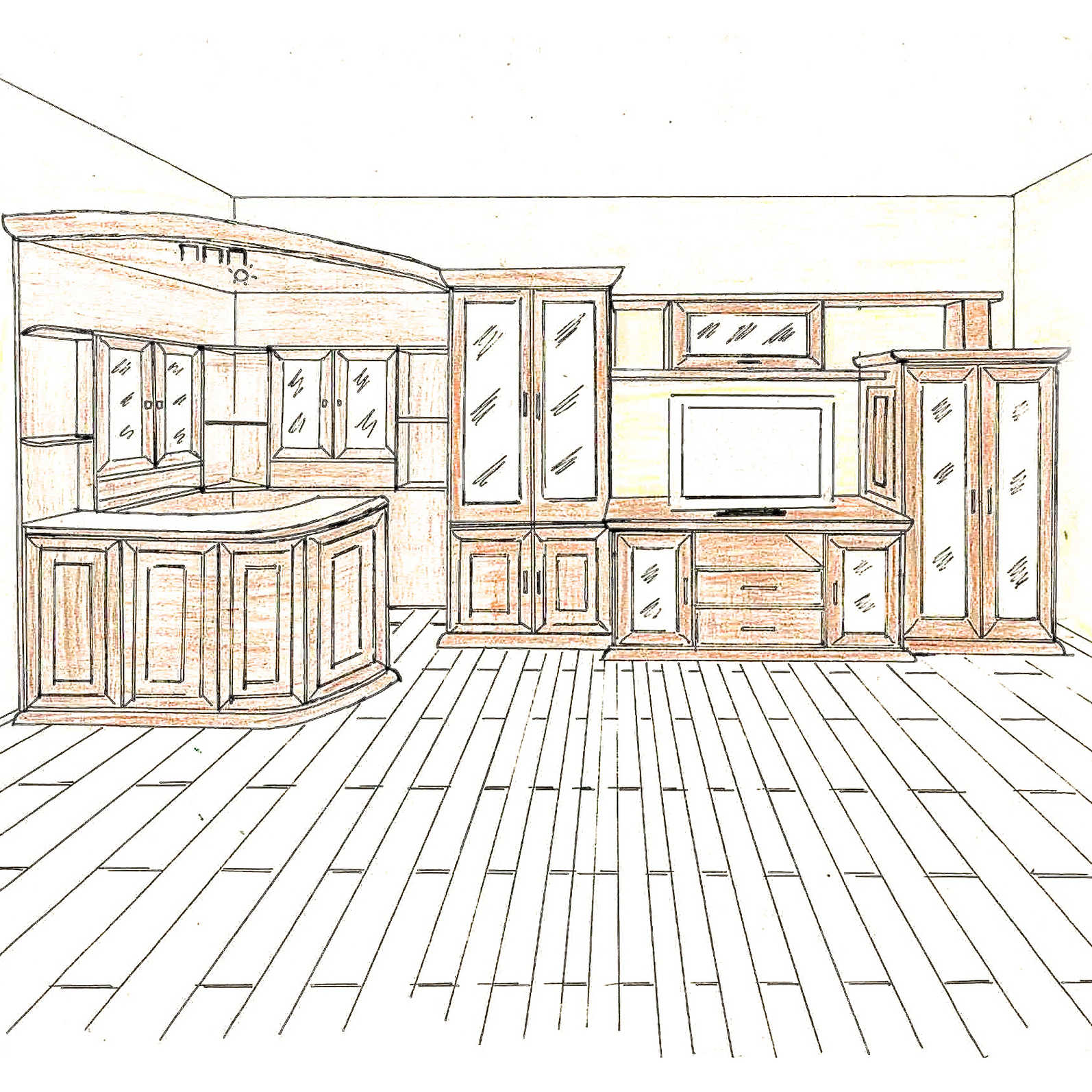 Proyecto de cocina de madera